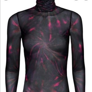 AFRM Zadie Semi Sheer Turtleneck